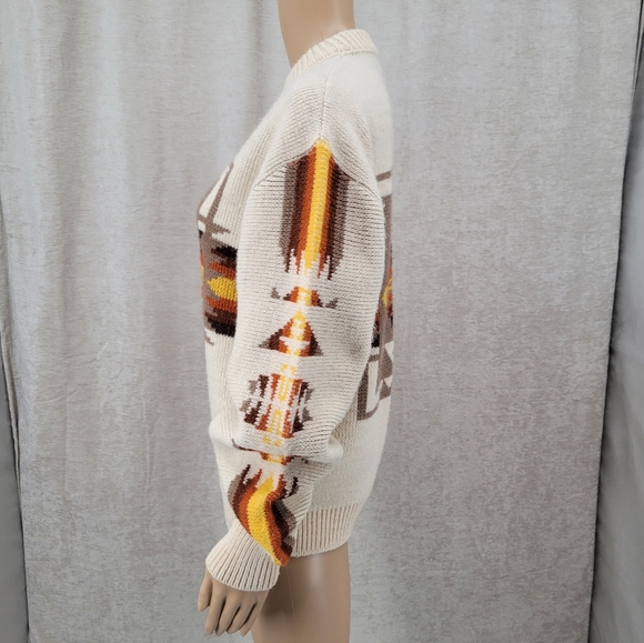 JcPenny Vintage 70s Aztec Acrylic Sweater - Picture 6 of 15